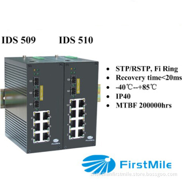 Gigabit Managed Industrial Ethernet Switches (IDS 509/510)